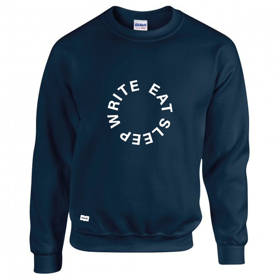 Novlr Eat Write Sleep sweater