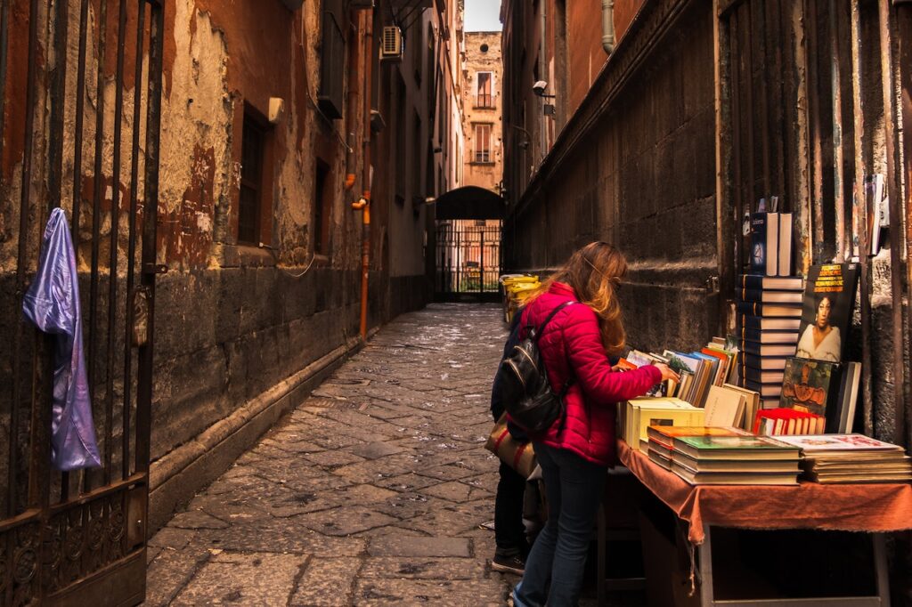 selling books - Photo by Matteo Basile