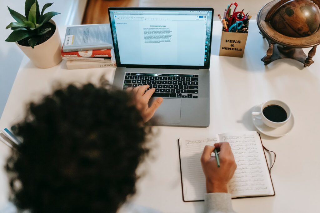 Woman editing - Photo by William Fortunato for Pexels