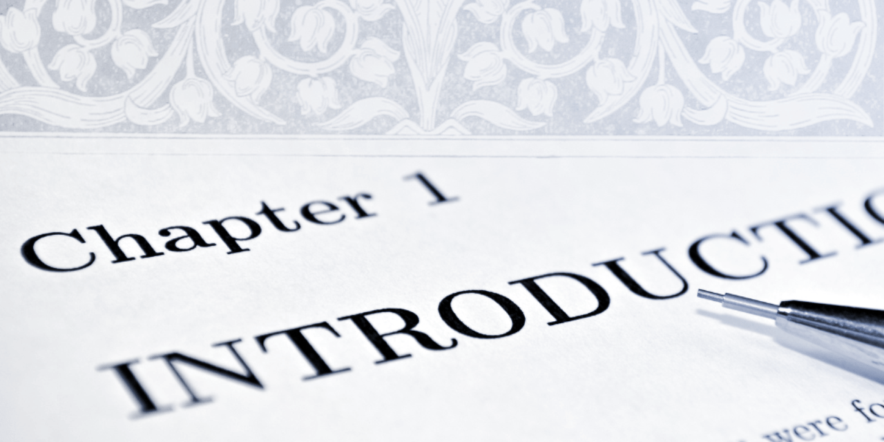 Preface, Introduction, Foreword, and Prologue: What They Are and How To Use Them